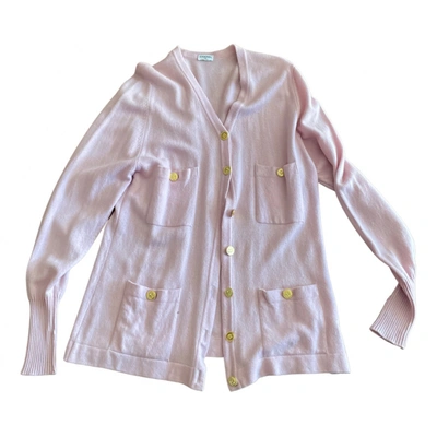 Pre-owned Chanel Cashmere Cardigan In Pink