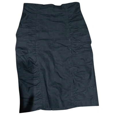 Pre-owned Nanette Lepore Mid-length Skirt In Black