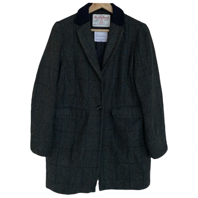 Pre-owned Harris Tweed Wool Jacket In Grey