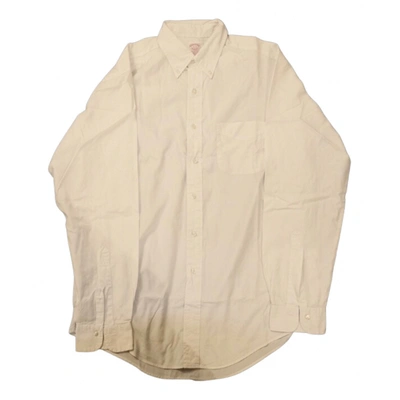 Pre-owned Brooks Brothers Shirt In White