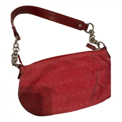 Pre-owned Les Copains Cloth Handbag In Red