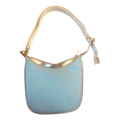 Pre-owned Gucci Hobo Cloth Handbag In Blue