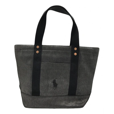 Pre-owned Polo Ralph Lauren Tote In Black