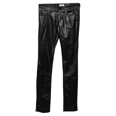 Pre-owned Moschino Jeans Black Synthetic Pants S