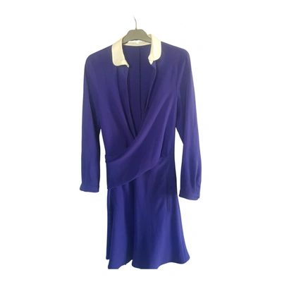 Pre-owned Carven Mid-length Dress In Purple