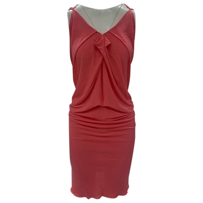 Pre-owned Roland Mouret Mini Dress In Pink