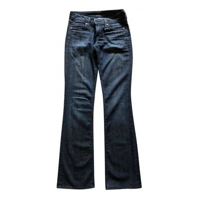 Pre-owned Citizens Of Humanity Bootcut Jeans In Navy