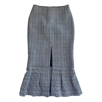 Pre-owned Christopher Esber Mid-length Skirt In Grey
