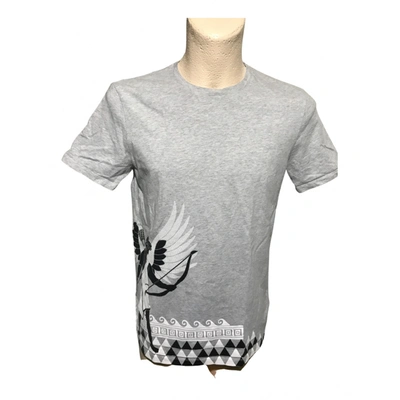 Pre-owned Versace T-shirt In Grey