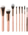 LUXIE 8-PC. ROSE GOLD COMPLETE FACE BRUSH SET