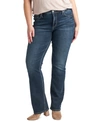 SILVER JEANS CO. PLUS SIZE SUKI SLIM BOOTCUT JEANS, SHORT & REGULAR LENGTHS