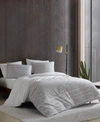 Kenneth Cole New York Holden Grid Comforter Set Bedding In Gray