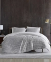 Kenneth Cole New York Closeout!  Abstract Stripe Comforter Set, Full/queen In Gray