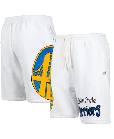 After School Special Men's White Golden State Warriors Shorts