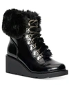 INC INTERNATIONAL CONCEPTS HANNIA WEDGE BOOTIES, CREATED FOR MACY'S WOMEN'S SHOES