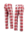 CONCEPTS SPORT WOMEN'S RED, BLACK TAMPA BAY BUCCANEERS ACCOLADE FLANNEL PANTS