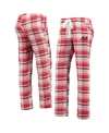 Concepts Sport Women's Red, Black Tampa Bay Buccaneers Accolade Flannel Pants In Red/black