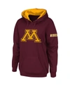 STADIUM ATHLETIC WOMEN'S MAROON MINNESOTA GOLDEN GOPHERS BIG LOGO PULLOVER HOODIE