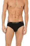 DOLCE & GABBANA 2-PACK LOGO WAIST MIDI BRIEFS