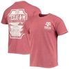 Image One Men's Maroon Texas A&m Aggies Comfort Colors Campus Team Icon T-shirt In Maroon