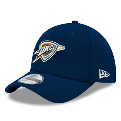 New Era Oklahoma City Thunder Team Classic 39thirty Cap In Navy