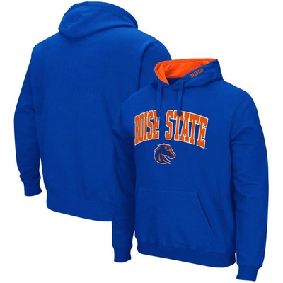 Colosseum Men's Royal Boise State Broncos Arch Logo 3.0 Pullover Hoodie
