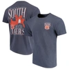Image One Navy Auburn Tigers Welcome To The South Comfort Colors T-shirt In Navy