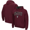 COLOSSEUM COLOSSEUM CRIMSON NEW MEXICO STATE AGGIES ARCH AND LOGO PULLOVER HOODIE