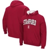 COLOSSEUM COLOSSEUM CARDINAL STANFORD CARDINAL ARCH & LOGO 3.0 PULLOVER HOODIE