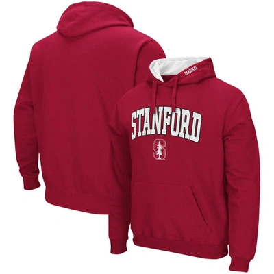 Colosseum Men's Cardinal Stanford Cardinal Arch Logo 3.0 Pullover Hoodie