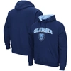 Colosseum Navy Columbia University Arch And Logo Pullover Hoodie In Navy