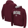 COLOSSEUM COLOSSEUM MAROON MONTANA GRIZZLIES ARCH AND LOGO PULLOVER HOODIE