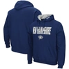 Colosseum Navy New Hampshire Wildcats Arch And Logo Pullover Hoodie In Navy