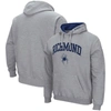 Colosseum Heathered Gray Richmond Spiders Arch And Logo Pullover Hoodie In Heather Gray