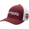 Columbia Virginia Tech Hokies Pfg Stretch Cap In Maroon