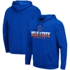 Colosseum Royal Boise State Broncos Lantern Pullover Hoodie In Royal