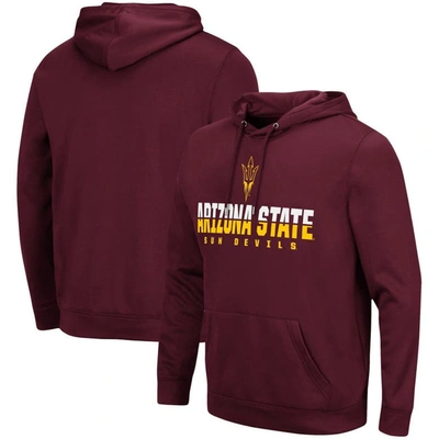 Colosseum Maroon Arizona State Sun Devils Lantern Pullover Hoodie