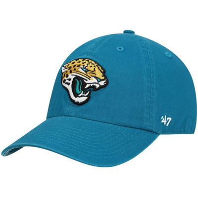 47 ' Teal Jacksonville Jaguars Secondary Clean Up Adjustable Hat