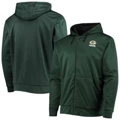 Dunbrooke Men's  Green And Black Green Bay Packers Apprentice Full-zip Hoodie In Green,black