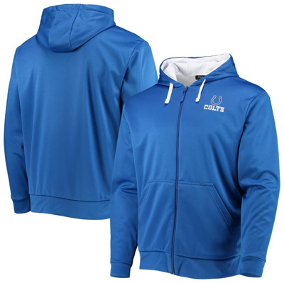 Dunbrooke Men's  Royal, White Indianapolis Colts Apprentice Full-zip Hoodie In Royal,white
