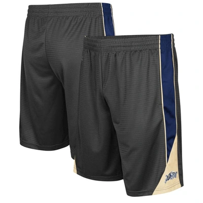 Colosseum Men's Charcoal, Navy Midshipmen Team Turnover Shorts