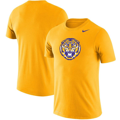 Nike Men's Gold Oakland Athletics Large Logo Legend Performance T-shirt