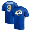 Fanatics Branded Matthew Stafford Royal Los Angeles Rams Player Icon T-shirt In Royal
