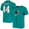 Fanatics Branded Marc-edouard Vlasic Teal San Jose Sharks Player Name And Number T-shirt In Teal
