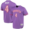 Mitchell & Ness Men's  Chris Bosh Purple Toronto Raptors 2003 Mesh Name And Number T-shirt In Purple