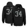 Mitchell & Ness Youth  Bo Jackson Black Las Vegas Raiders Retired Player Name & Number Pullover Hoodi In Black