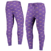 The Wild Collective Purple Los Angeles Lakers Allover Logo Jogger Pants In Purple