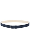 Longchamp Men's Belt Le Foulonné In Navy