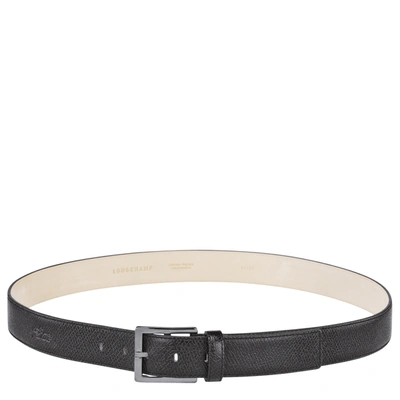 Longchamp Ceinture Homme Le Pliage In Black