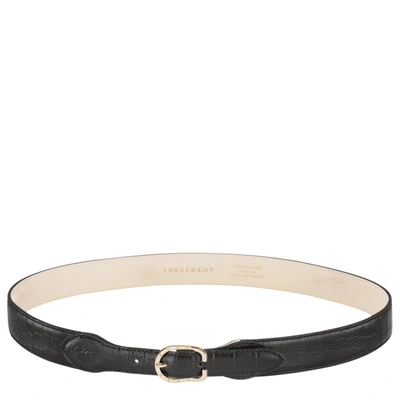 Longchamp Ceinture Femme  1980 In Black